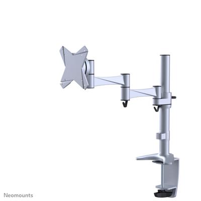 Neomounts FPMA-D1330SILVER Monitor-tafelbeugel Aantal monteerbare displays: 1 Display(s) 25,4 cm (10) - 76,2 cm (30) Zilver In hoogte verstelbaar, Kantelbaar,