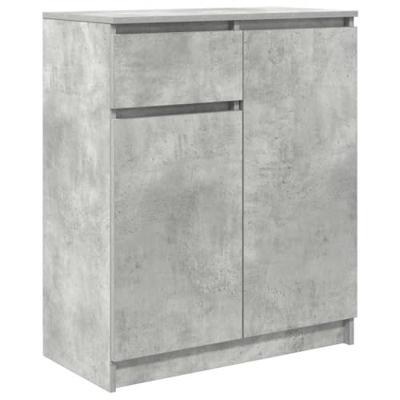Dressoir met lade 71x35x84 cm spaanplaat betongrijs Dressoir met lade 71x35x84 cm spaanplaat betongrijs