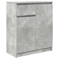 Dressoir met lade 71x35x84 cm spaanplaat betongrijs - thumbnail