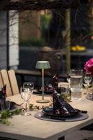 KonstSmide Oplaadbare tafellampMenton mintgroen - 7839-630 - thumbnail