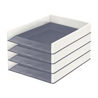 Brievenbak Leitz Wow A4 wit/grijs | 4 stuks - thumbnail