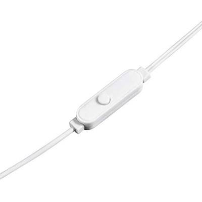 THOMSON EAR3005 W headset stereo met microfoon, siliconen, wit