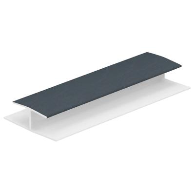 Verbindingprofiel Monumentenblauw (dakrand) - Keralit (0420)