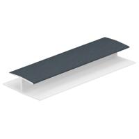 Verbindingprofiel Monumentenblauw (dakrand) - Keralit (0420) - thumbnail