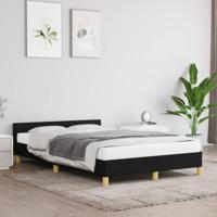 Bedframe zonder matras 120x190 cm stof zwart - thumbnail