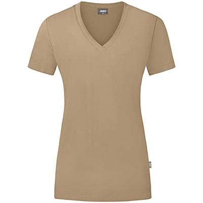 JAKO C6120D T-Shirt Organic Dames - Zand - 40
