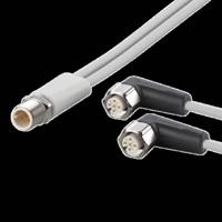 ifm Electronic EVF335 Verbindingskabel Aantal polen (sensoren): 4, 5 Stekker, recht, Bus, haaks 1 m 1 stuk(s) - thumbnail