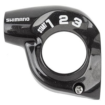 Shimano afdekkap sl-3s35 nexus 3 polypropyleen zwart/wit Shimano afdekkap sl-3s35 nexus 3 polypropyleen zwart/wit