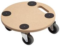 Meister Werkzeuge 0821360 Transportroller Hout Laadvermogen (max.): 150 kg 350 mm x 350 mm x 100 mm Aantal rollers 4 - thumbnail