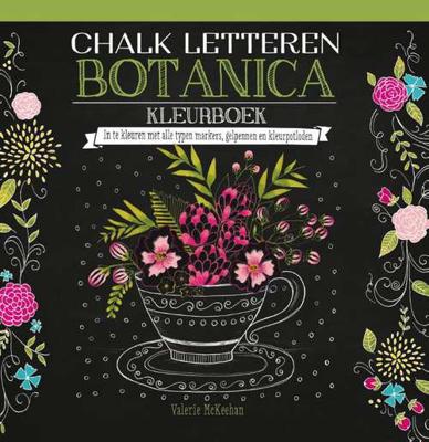 BBNC Creatief Chalk letteren Botanica kleurboek