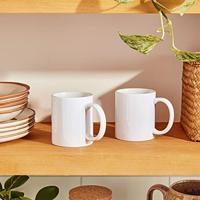 Cricut Ceramic Mug Blank Mok Wit - thumbnail