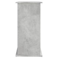 Aquariumstandaard 81x36x73 cm bewerkt hout betongrijs - thumbnail