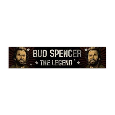 Bud Spencer Tin Sign with Magnet The Legend 16 x 3,5 cm