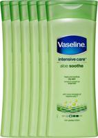 Vaseline Aloe Soothe body lotion - 6 x 400 ml - thumbnail