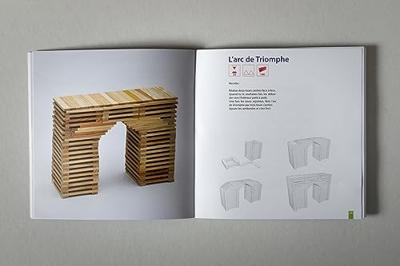 MECABOIS Boek De ABC's van Bouwen - Houten Plankbouwmodellen - Gemaakt in Frankrijk