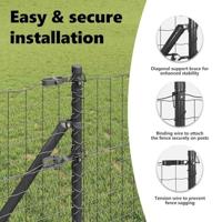 VidaXL Hek met paal grijs 0,8 x 25 m staal en pvc - thumbnail