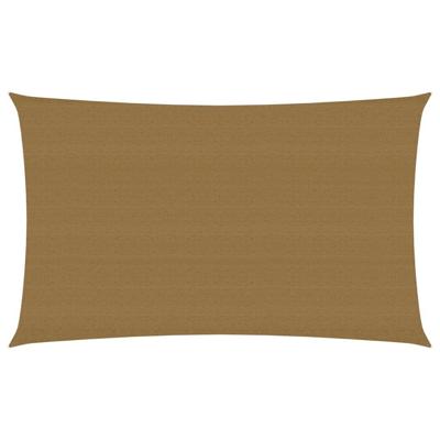 VidaXL Zonnezeil 160 g/m² 2x4,5 m hdpe taupe