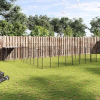 Hondenkennel 20,57 m² staal zwart - thumbnail