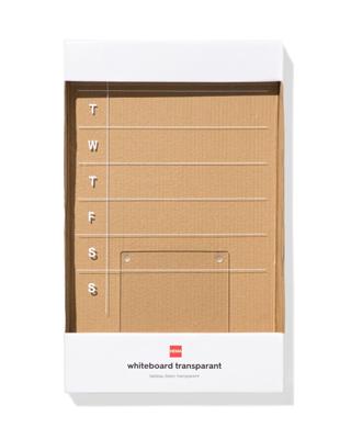 HEMA Weekplanner transparant