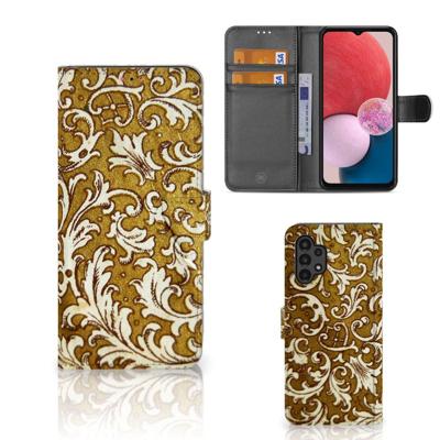 Wallet Case Samsung Galaxy A13 (4G) Barok Goud Wallet Case Samsung Galaxy A13 (4G) Barok Goud
