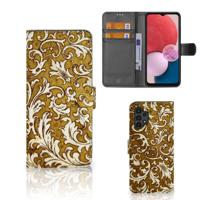 Wallet Case Samsung Galaxy A13 (4G) Barok Goud - thumbnail