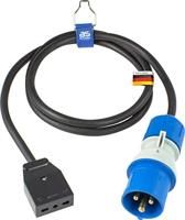 AS Schwabe 360488 Stroom Adapterkabel 16 A Zwart 1.5 m H07RN-F 3G 2,5 mm² - thumbnail