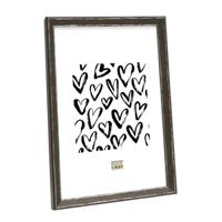 Deknudt Fotokader in zwart met zilverkleurig biesje 13x18 S46DF2 - thumbnail