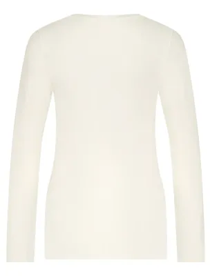 Ten Cate Secrets Onzichtbaar ondershirt dames lange mouw - Naadloos