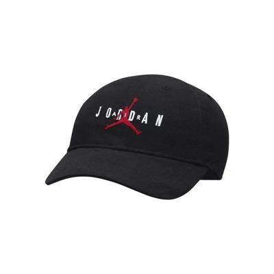 Kinderpet Jordan Strapback Zwart (8-10 Jaar)