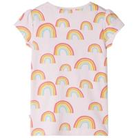 Kinderpyjama met korte mouwen 92 zachtroze - thumbnail