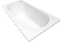 Wiesbaden Portus RD inbouw duo ligbad 190x90x49 cm acryl glans wit - thumbnail