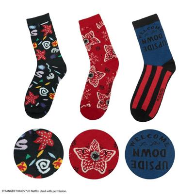Stranger Things: Stranger Things Set of 3 Socks Stranger Things: Stranger Things Set of 3 Socks