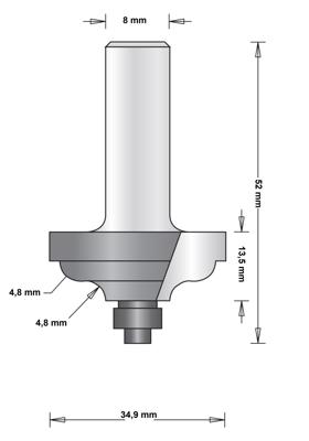 Hikoki Accessoires 8 Mm Ogieffrees 31.8X50X45 - 754114