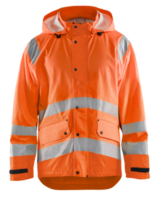 Blåkläder Regenjas High-Vis LEVEL 1 43232000 | High-Vis Oranje | Maat M - 7330509656303 Blåkläder Regenjas High-Vis LEVEL 1 43232000 | High-Vis Oranje | Maat M - 7330509656303