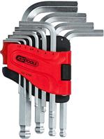 KS Tools 151.4780 Inbus Haakse schroevendraaierset 1.5 mm, 2 mm, 2.5 mm, 3 mm, 4 mm, 5 mm, 6 mm, 7 mm, 8 mm, 10 mm 10-delig - thumbnail