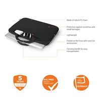 BASE XX D31788 notebooktas 31,8 cm (12.5 ) Opbergmap/sleeve Zwart - thumbnail