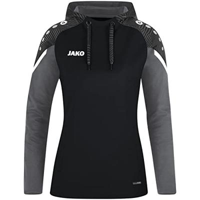 JAKO 6722 Sweater Met Kap Performance - Zwart/Antra Light - L