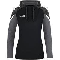 JAKO 6722 Sweater Met Kap Performance - Zwart/Antra Light - L - thumbnail