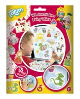 Totum Verwijderbare Raamstickers Sprookjes 55 Stuks - thumbnail