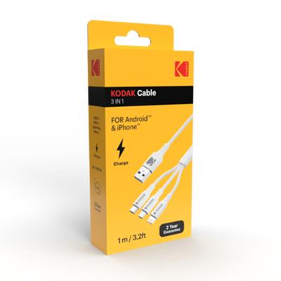USB-kabel Kodak Wit Multicolour