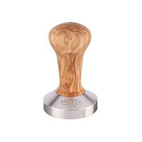 Motta koffie tamper - 58 mm - RVS / Olijfhout - thumbnail