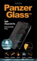PanzerGlass Edge2Edge P2711 Screenprotector (glas) met privacyfolie Apple iPhone 12, iPhone 12 Pro 1 stuk(s) Anti-vingerafdruk, Antibacterieel, Ontspiegeld - thumbnail