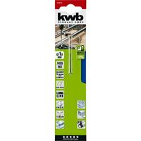 kwb 258610 HSS Metaal-spiraalboor 1 mm Gezamenlijke lengte 34 mm M2 DIN 338 Cilinderschacht 1 stuk(s) - thumbnail