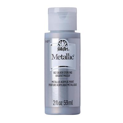 FolkArt • metallic acrylic paint silver sterling 59ml