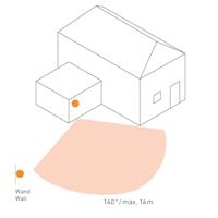 Steinel 608811 PIR-bewegingsmelder Opbouw (op muur) 140 ° Relais Zwart IP54 - thumbnail