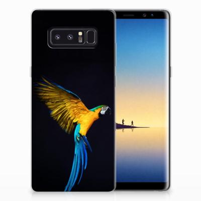 Samsung Galaxy Note 8 | TPU Hoesje | Papegaai