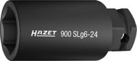 HAZET Krachtdopsleutel 900SLG6-24 · 1/2 inch (12,5 mm) vierkant hol, 24 mm buitenzeskant · Buiten-zeskant-tractieprofiel · SW 24 mm - thumbnail