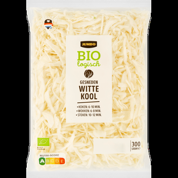 Jumbo Biologisch Gesneden Witte Kool 300 g Jumbo Biologisch Gesneden Witte Kool 300 g