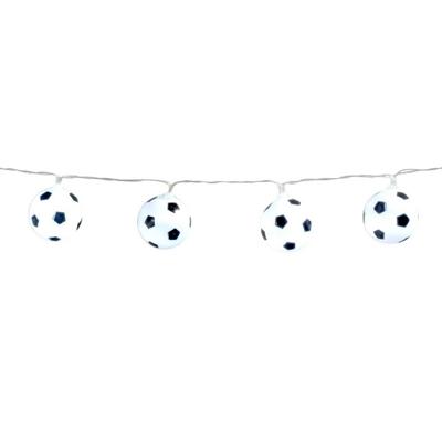 Led-lichtsnoer Voetbal wit (140cm)