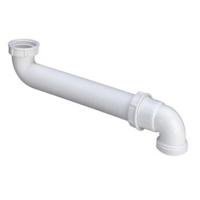 Kirchhoff Palstic VIEGA ruimtebesparende gootsteenafvoerbocht, wit, 1 1/2" IT x 290 mm x 1 1/2" ET - 105785 - thumbnail